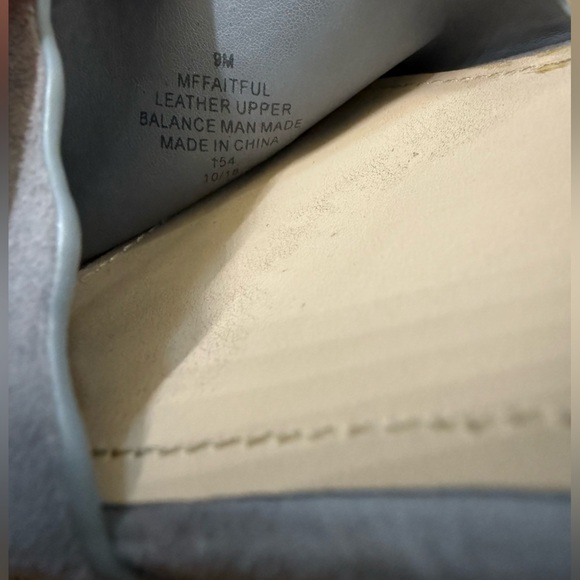 New Marc Fisher Faithful Suede Ankle Strap Grey Platform Sandals - Picture 6 of 7